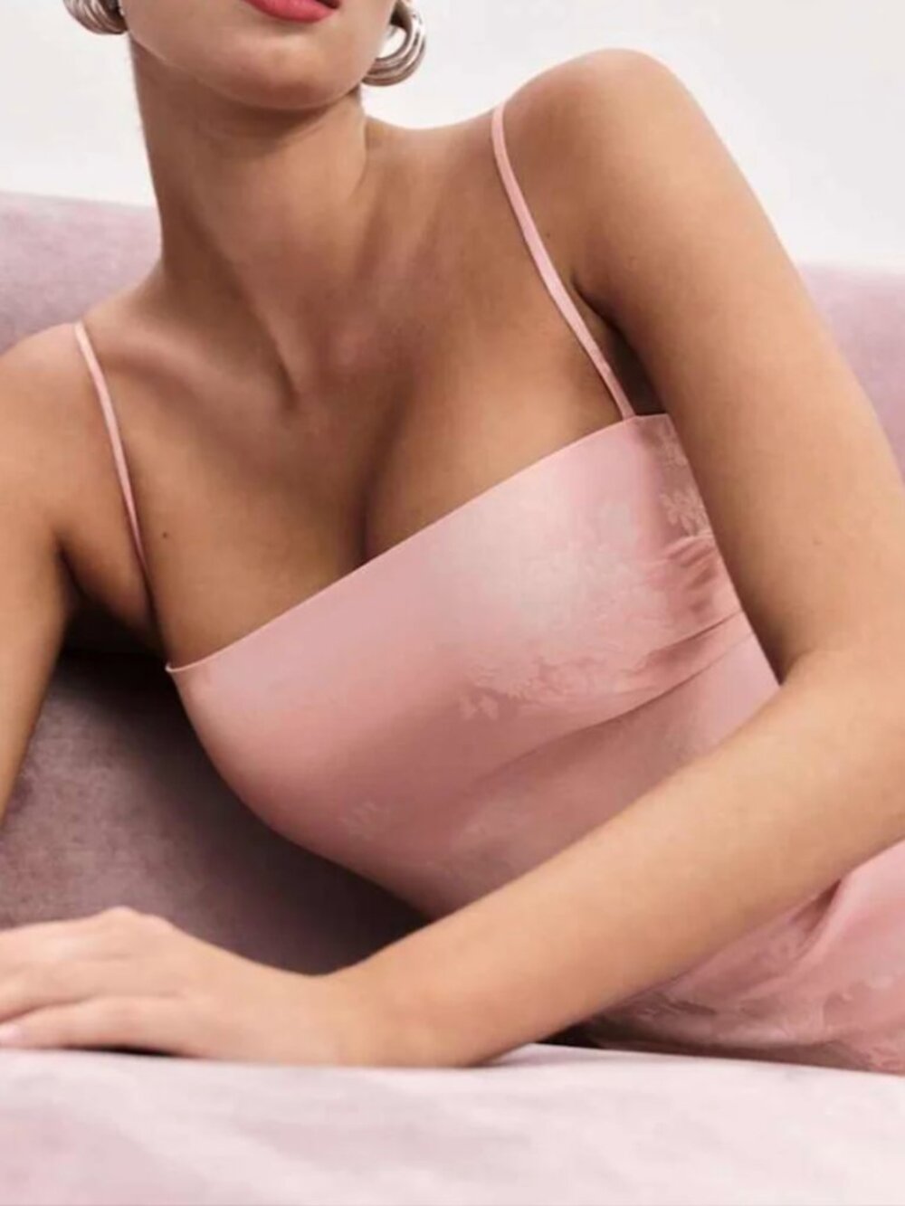 NWT Reformation Frankie Powder Pink Dress Size 12 - Picture 4 of 10